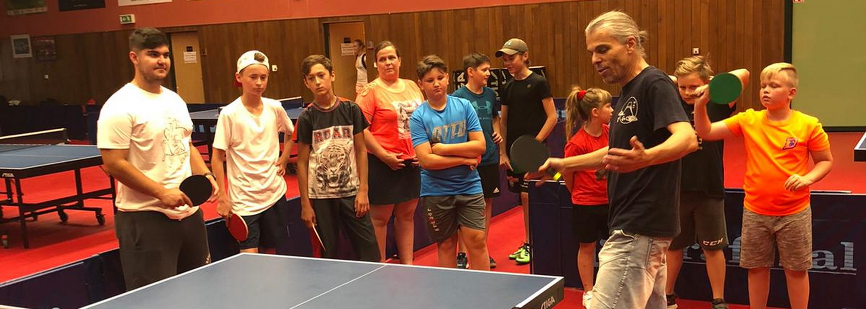 FOTO+VIDEO: Mladí Drtiči se proměnili ve stolní tenisty