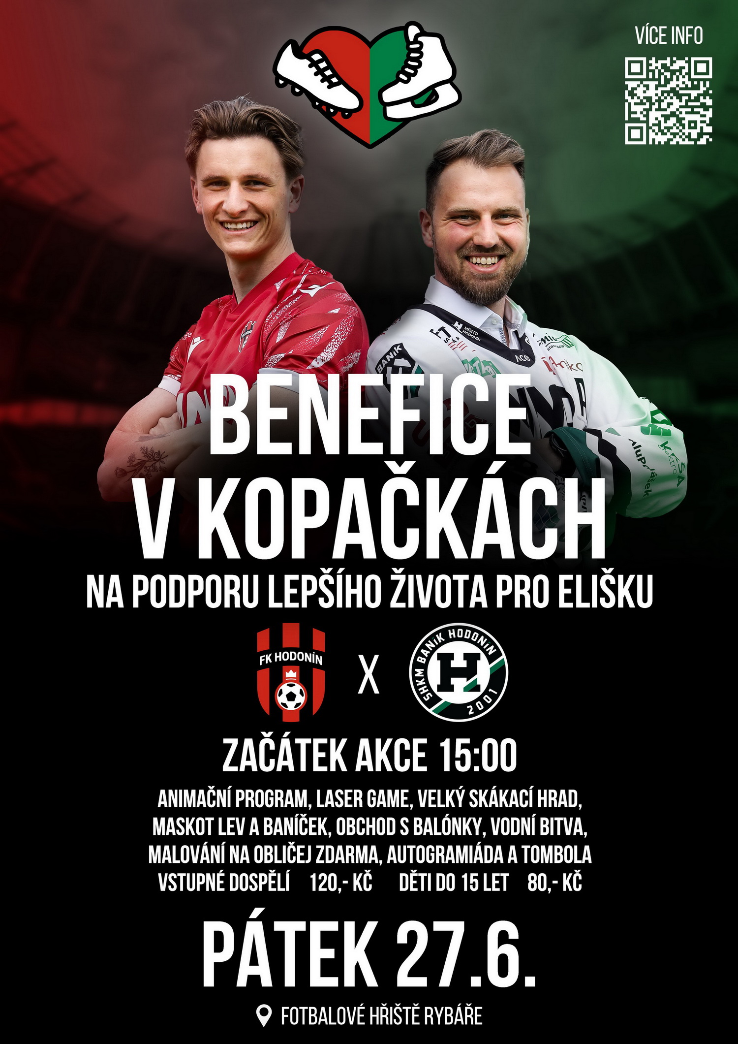 Plakát k benefiční akci