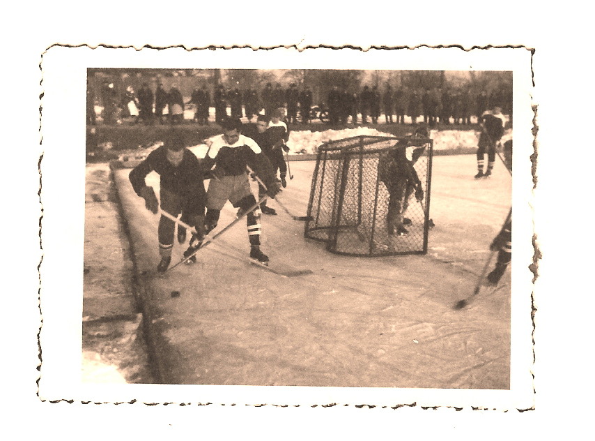 Souboj za brankou v Luicch 1949